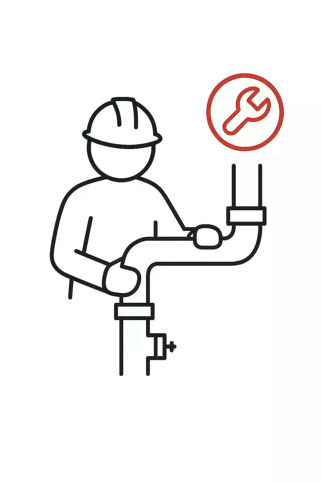 مرحله ۳ نصب پاورژی: اجرای لوله‌کشی و زیرساخت‌ها